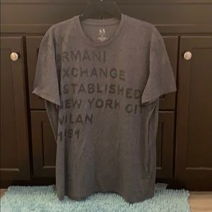 Armani Exchange T-shirt.Gray